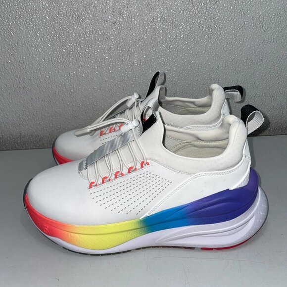 Clove SuperCush Forte Classic Slip-On Sneakers Women’s 7 Rainbow Soul White - Picture 7 of 10